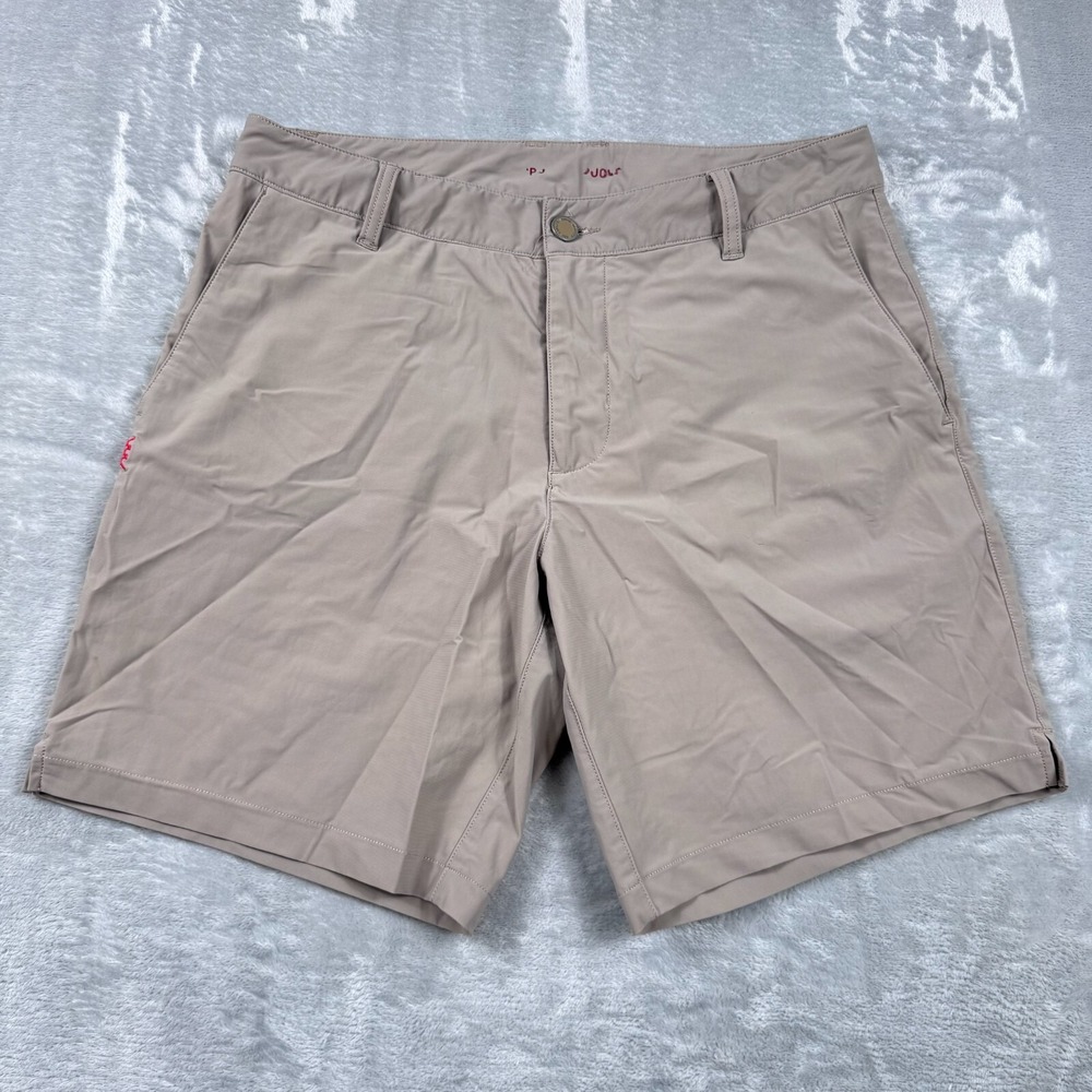 Rhone Golf Shorts Mens No Size Tag (30) Beige Stretch Performance Chino